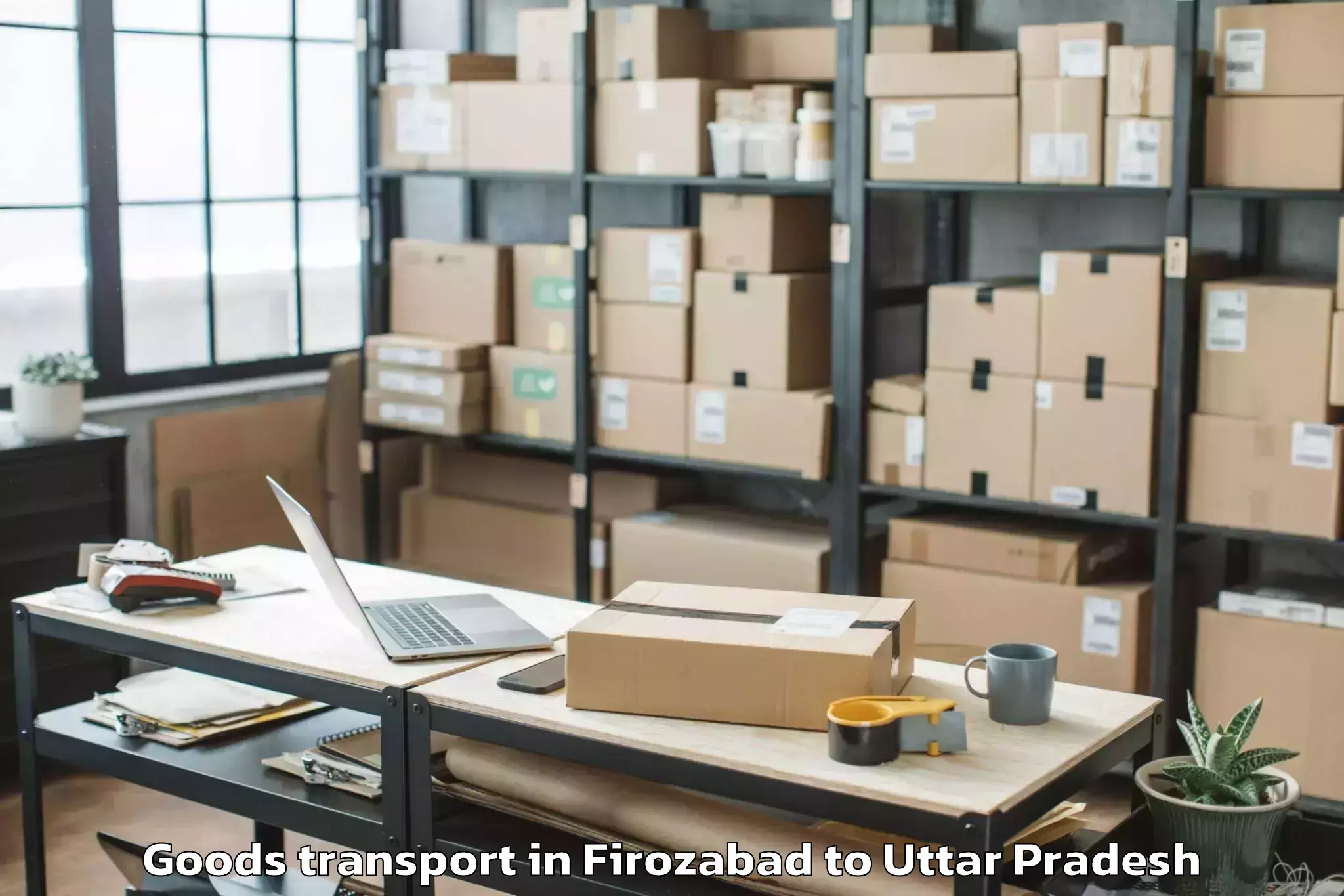 Trusted Firozabad to Shahjanpur Goods Transport